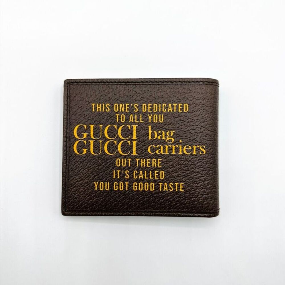Gucci 100 Centennial Men's Brown Leather Bifold Wallet - Picture 3 of 8